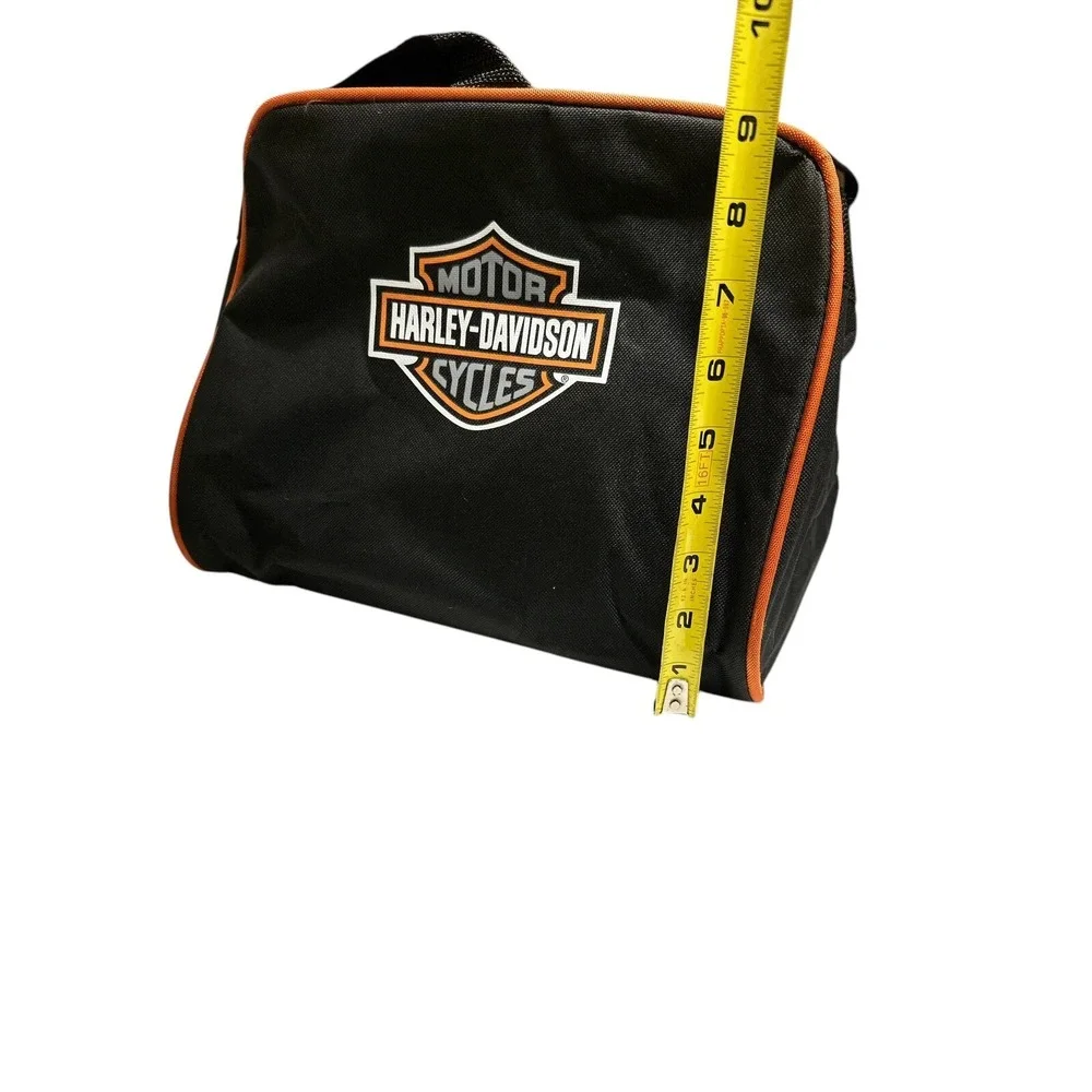 Harley-Davidson Motorcycles‎ Eagle Logo Black & Orange Durable Travel Duffle Bag